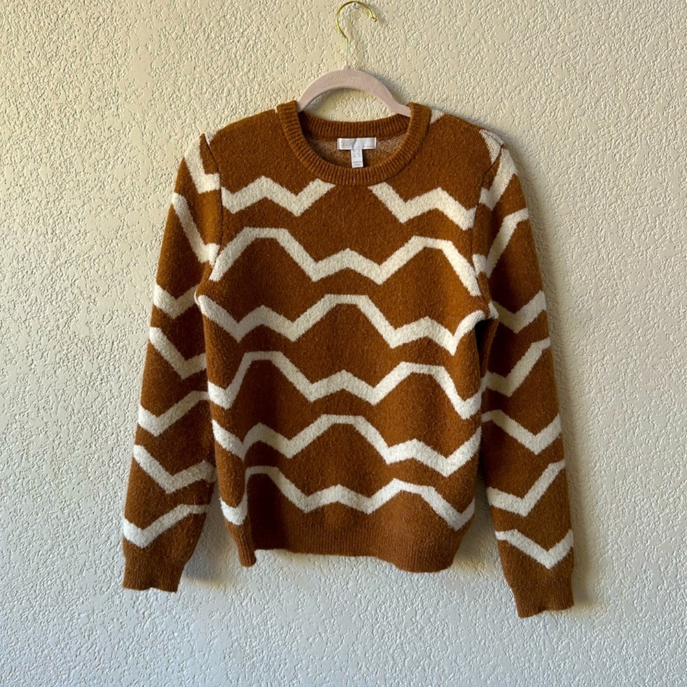 ASOS crew neck pattern woolblend sweater